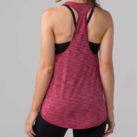 LULULEMON ATHLETICA | 105 Singlet Racerback Tank Top Cranberry Women’s Size 4 - Picture 2 of 9